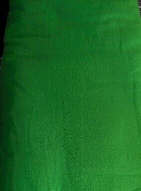 Kelly Green Cotton Flannel Fabric By The Yard